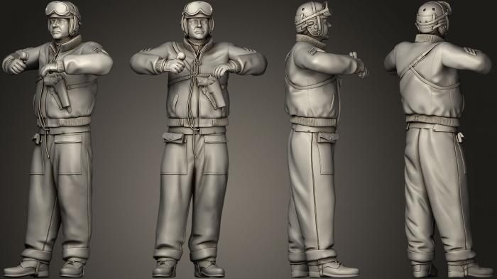 Military figurines (STKW_0222) 3D model for CNC machine